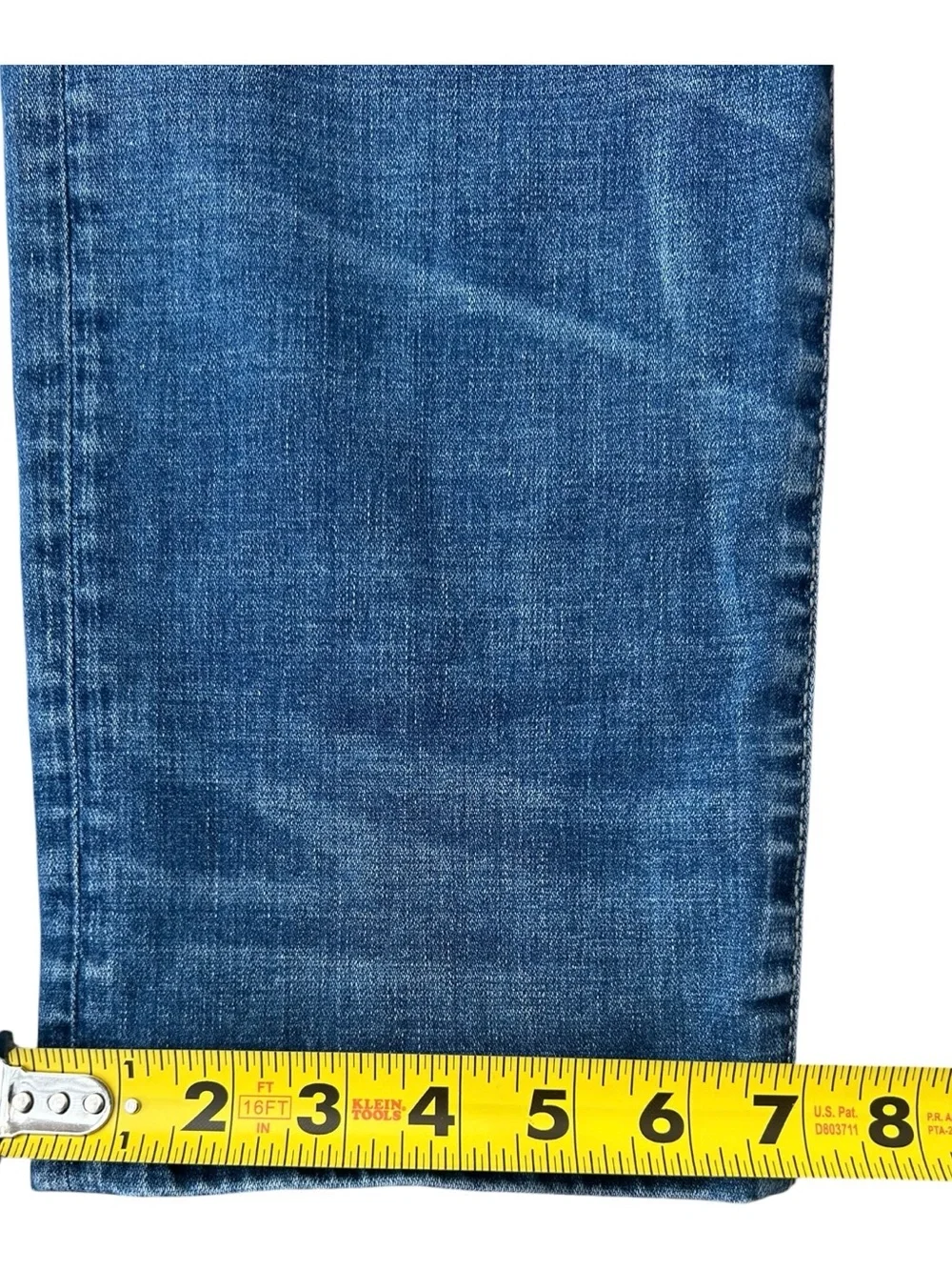 True Religion Men's Rocco Biker Jeans Size 42 Blue Denim Moto Moto-Style